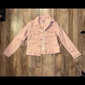 Pink jean jacket